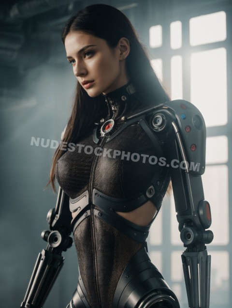 Sexy Female Robot posing