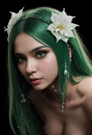 Fantasy AI Beauty Portrait